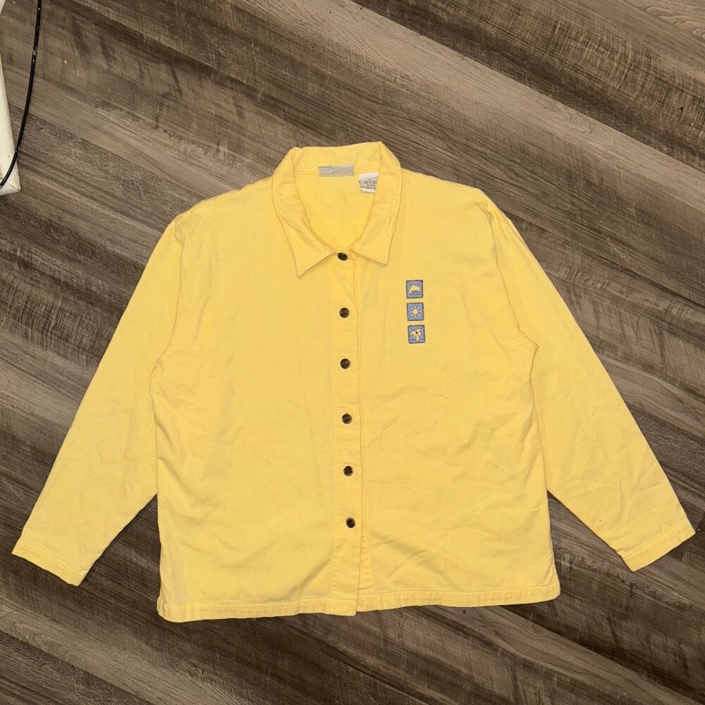 Yellow Sweatshirt, Size: Large